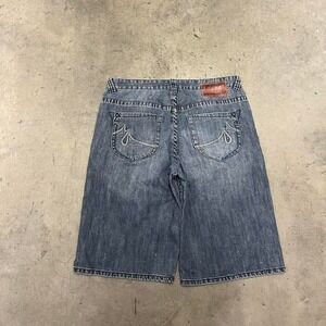 Vintage Y2K baggy ecko‎ unlimited embroidered skater jorts